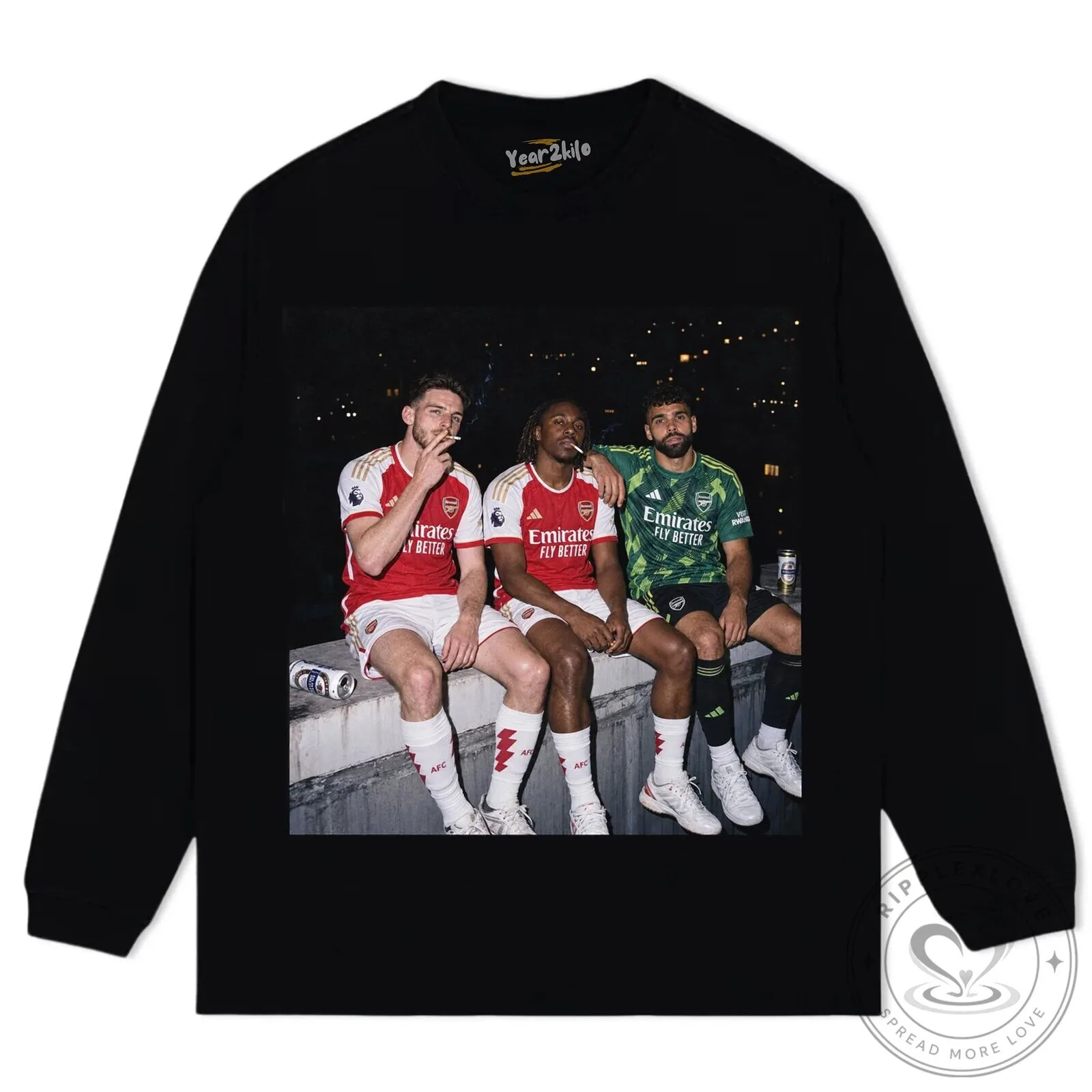 Declan Rice, Eberechi Eze, and David Raya Arsenal Football T-Shirt 13 Declan Rice, Eberechi Eze, and David Raya Arsenal Football T-Shirt