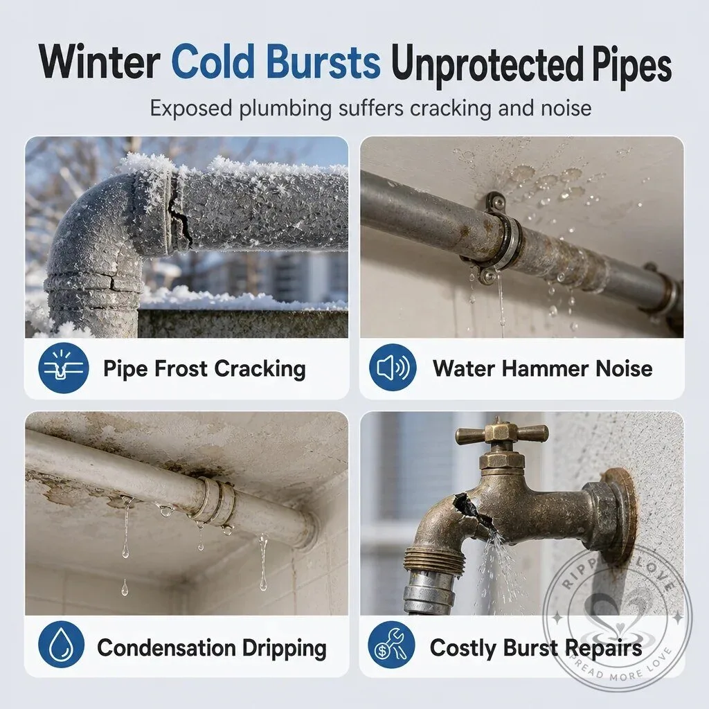 Adhesive Foam Pipe Insulation Wrap for Outdoor Winter Freeze Protection 17 Adhesive Foam Pipe Insulation Wrap for Outdoor Winter Freeze Protection