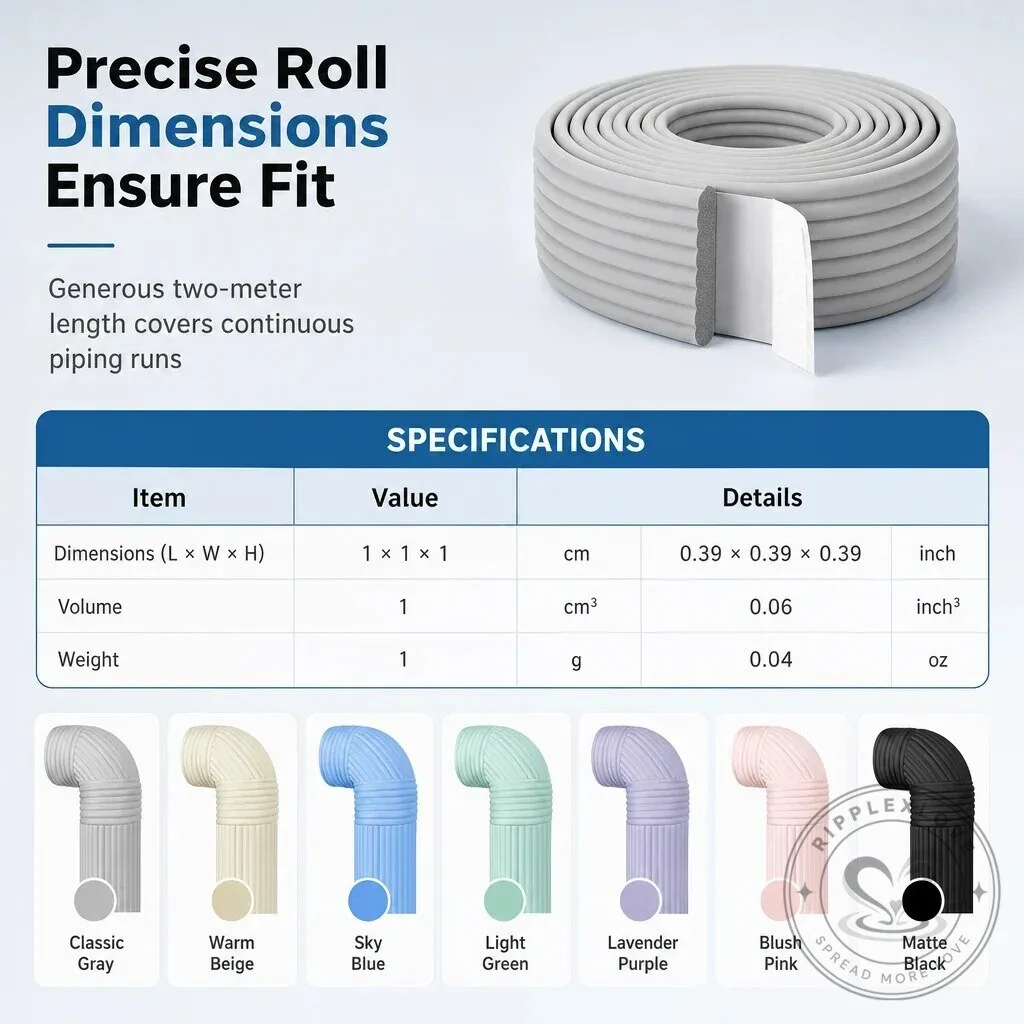 Adhesive Foam Pipe Insulation Wrap for Outdoor Winter Freeze Protection 21 Adhesive Foam Pipe Insulation Wrap for Outdoor Winter Freeze Protection