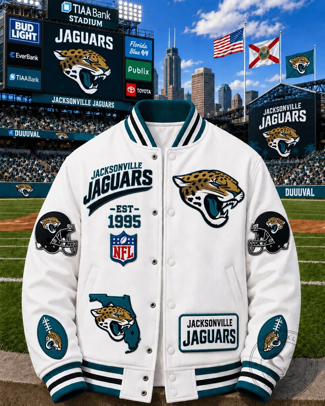 Jacksonville Jaguars National Football League Varsity Jacket