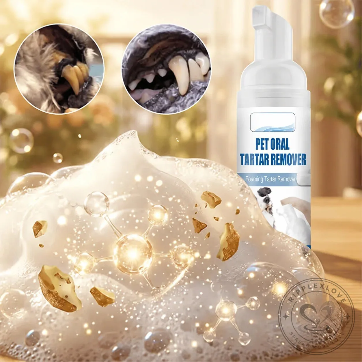 Pet Oral Tartar Remover Foaming Spray for Dog and Cat Dental Care 11 Pet Oral Tartar Remover Foaming Spray for Dog and Cat Dental Care